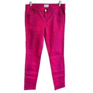 Y2k Aeropostale pink snake skin print skinny jeans size 9/10